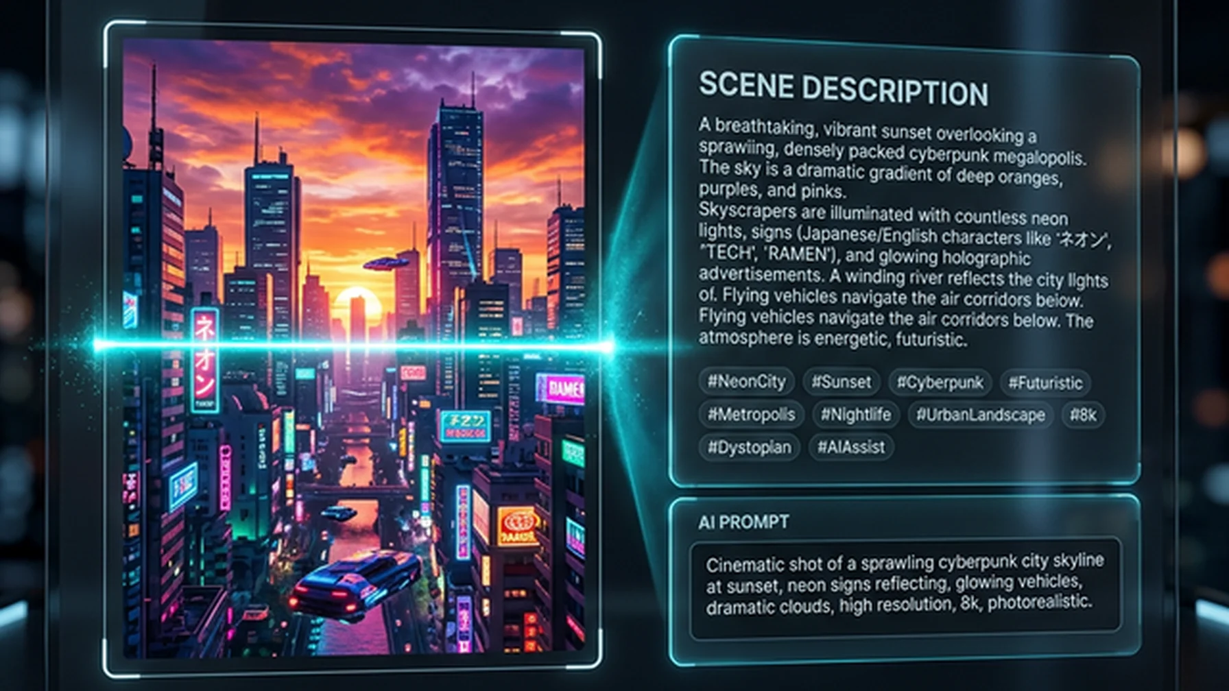 Descritor de Imagens IA